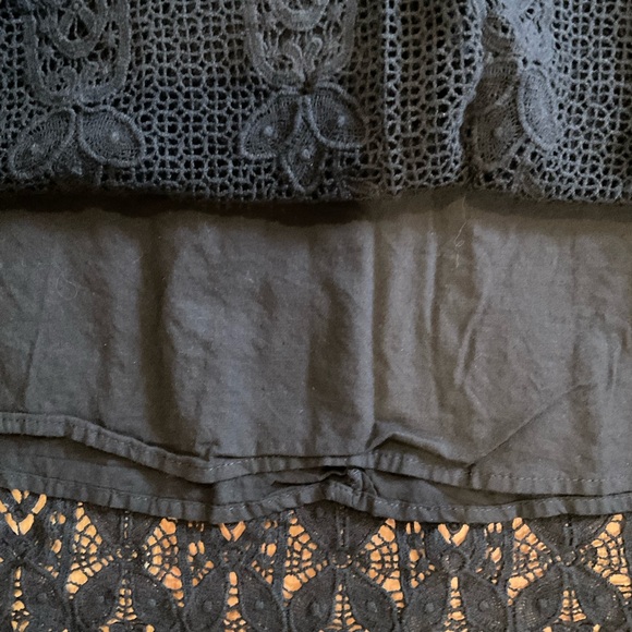 V Christina Black Lace Maxi Dress, Size Small - Picture 6 of 10